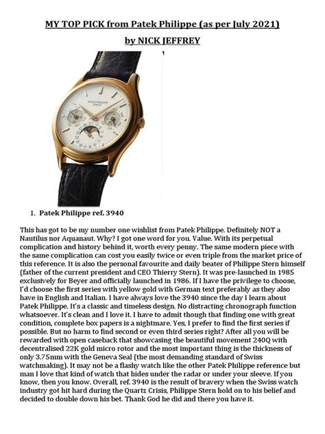 patek philippe pdf